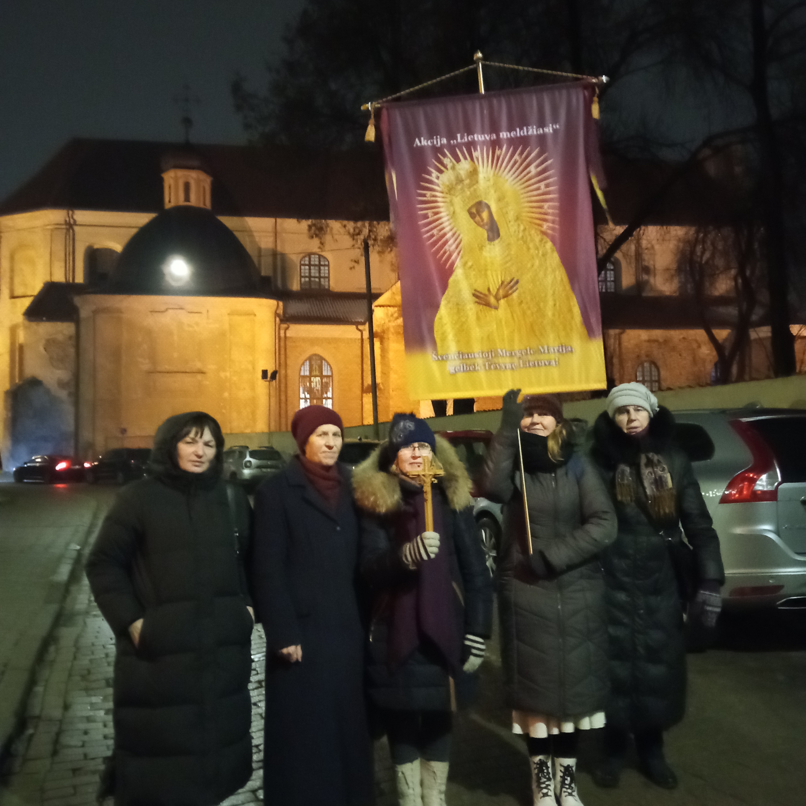 Vilniuje sausio 31 d. meldėsi 5 maldininkės
